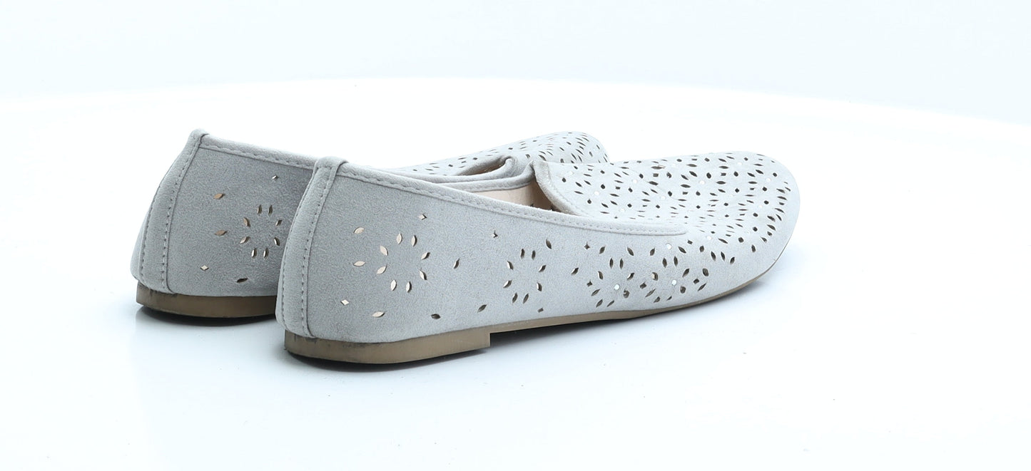 Primark Womens Grey   Ballet Flat 7 40