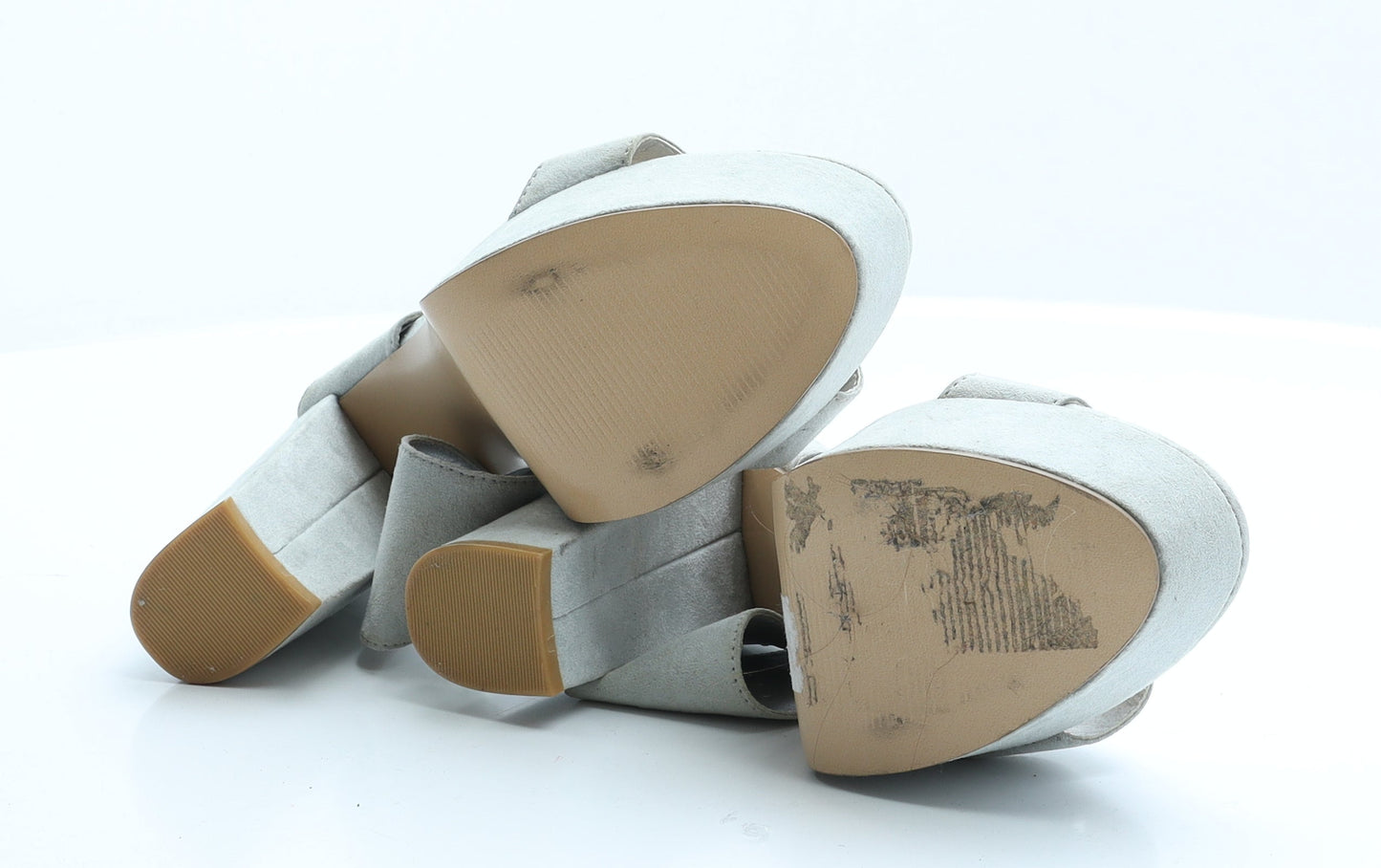 Atmosphere Womens Blue  Suede Platform Heel 6 EUR 39