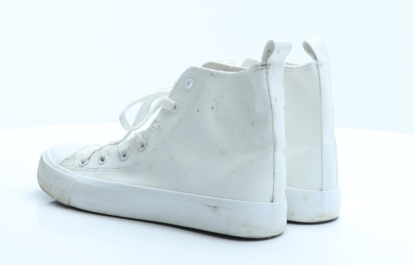 Primark Womens White  Rubber Trainer Flat 7 40