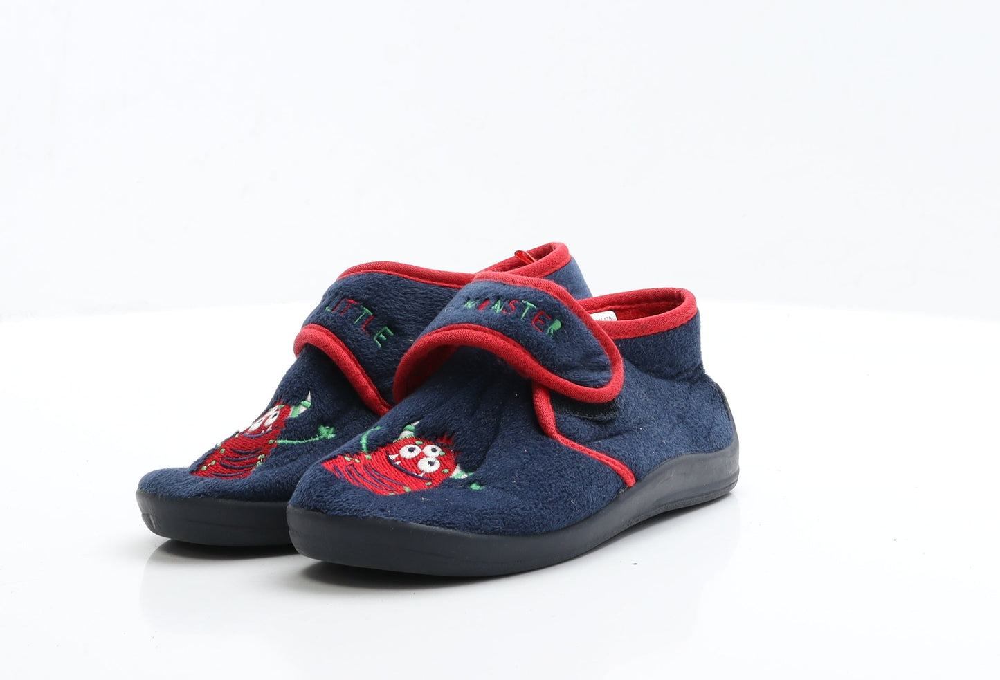 Primark Boys Blue  Polyester Slip On Slipper UK 13 13 EUR 32  - Sleepy little monster