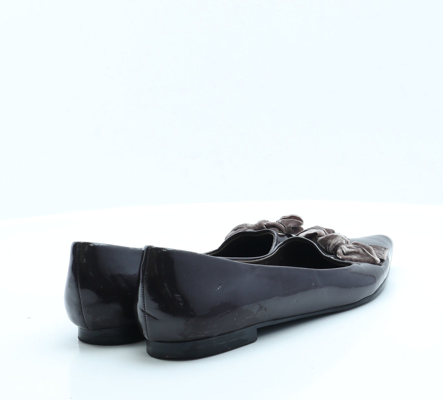 George Womens Purple  Vinyl Ballet Casual UK 6.5 40