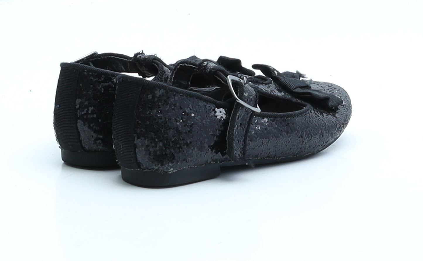 Primark Girls Black Polyester Ballet Flat UK 6 EUR 23