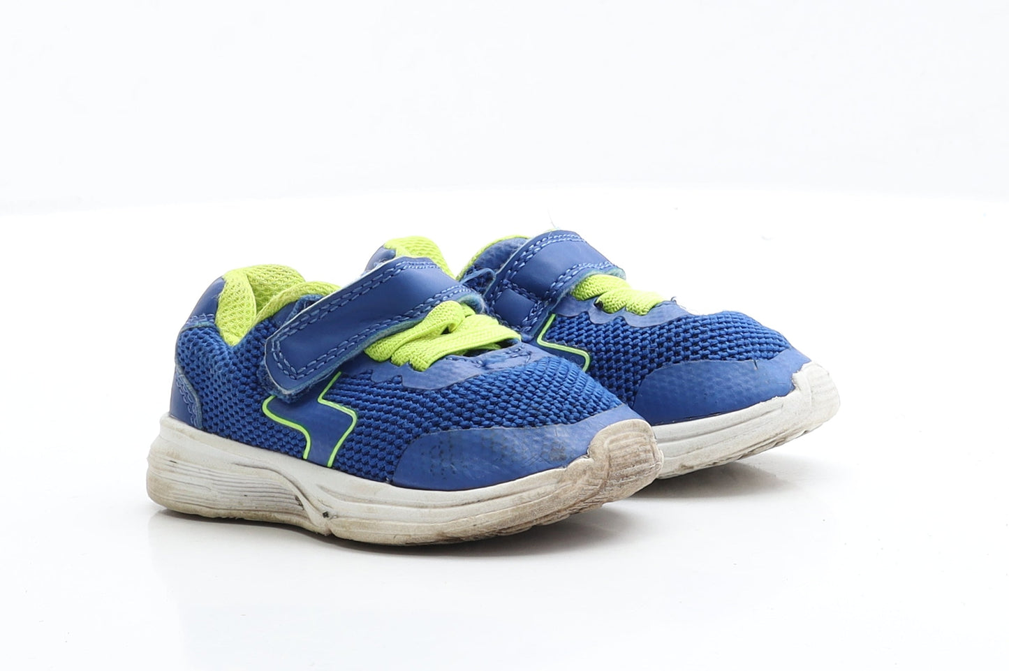 George Boys Blue Polyester Trainer UK 4 EUR 21