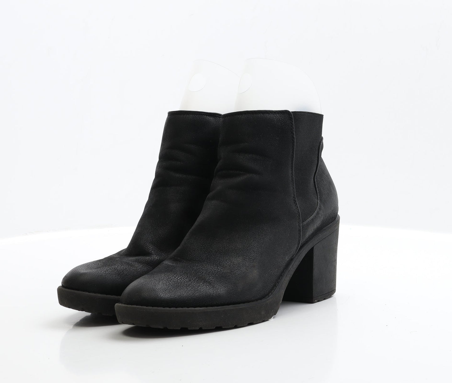 F&F Womens Black Polyester Chelsea Boot UK 6.5 EUR 40
