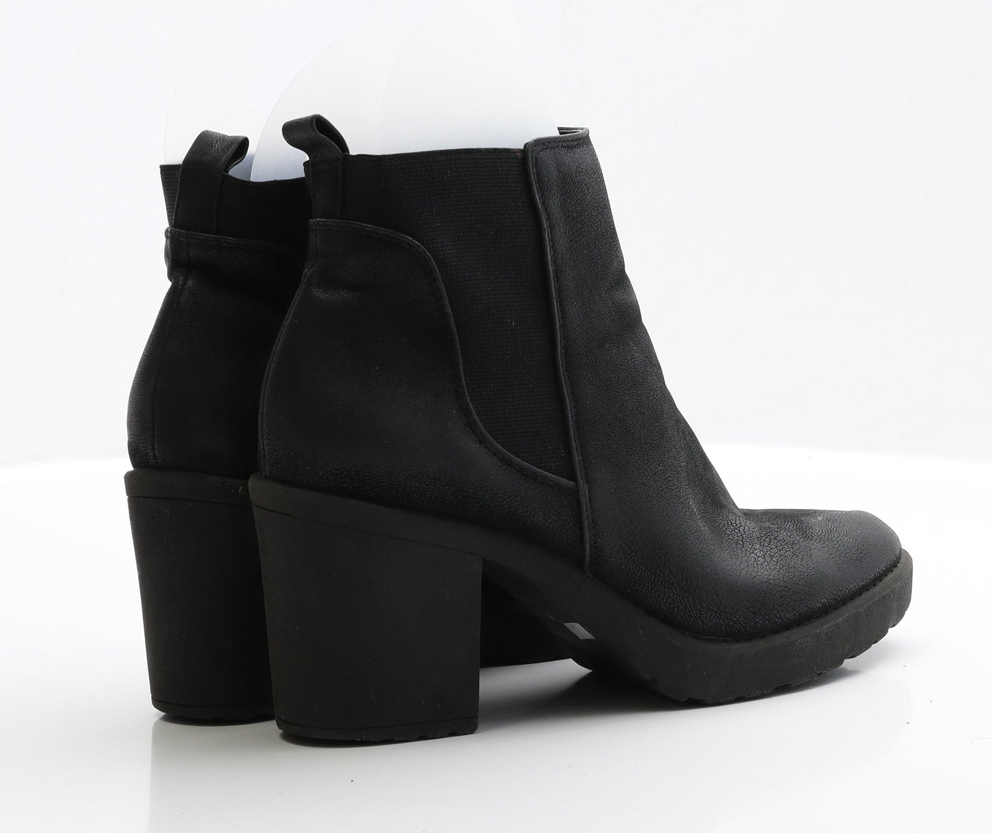 F&F Womens Black Polyester Chelsea Boot UK 6.5 EUR 40