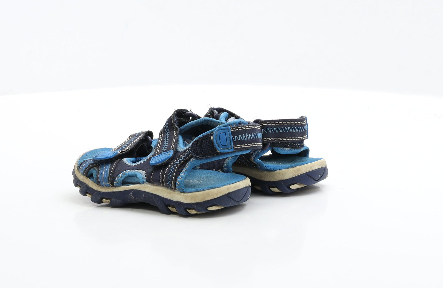 George Boys Blue Polyester Slingback Sandal UK 7 EUR 24