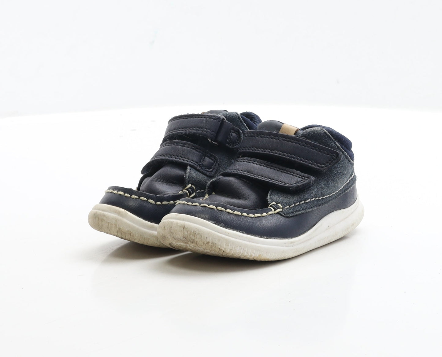 F&F Boys Blue Polyester Trainer Boot UK 5.5