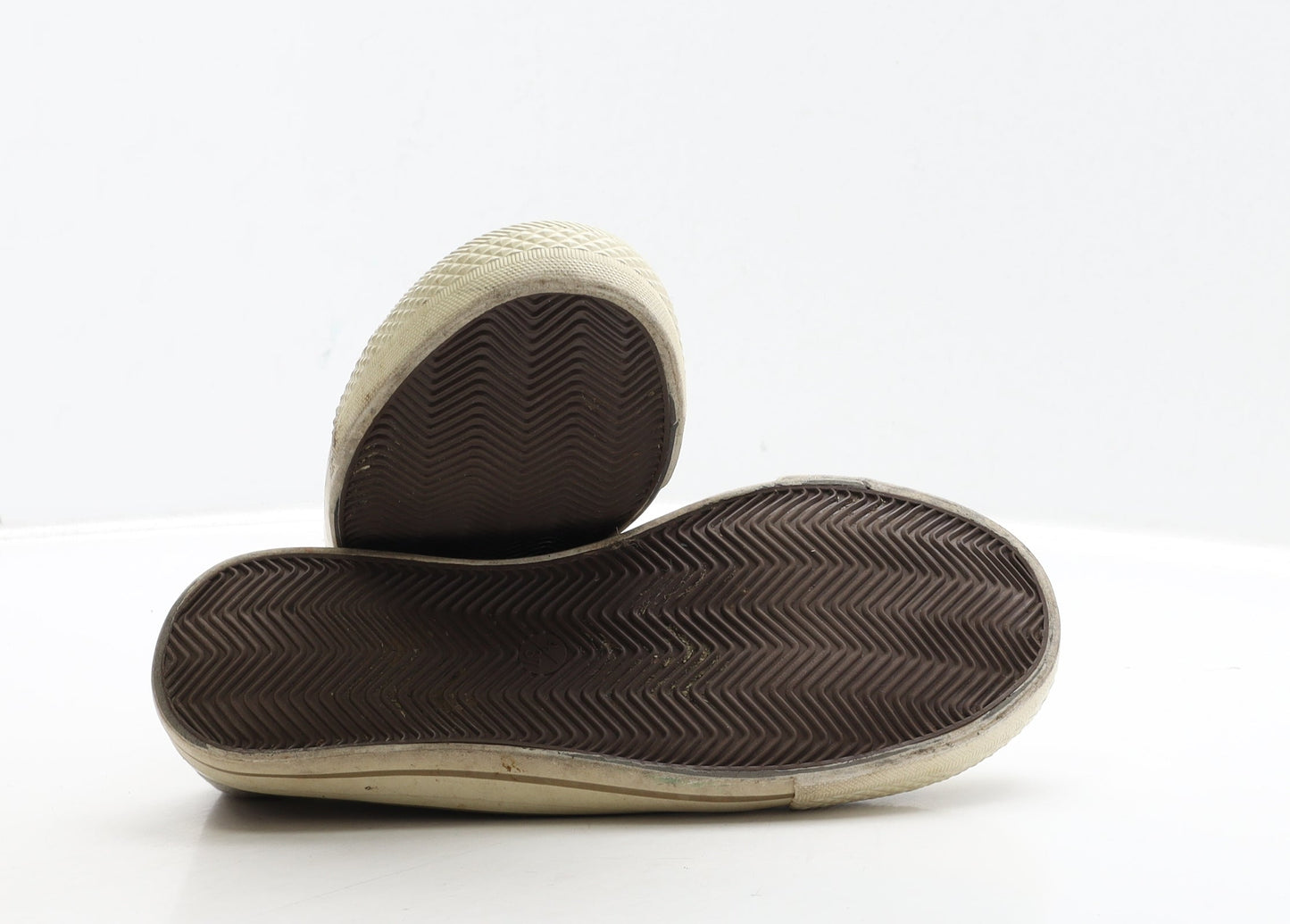 Primark Womens Beige Fabric Trainer UK 4 37
