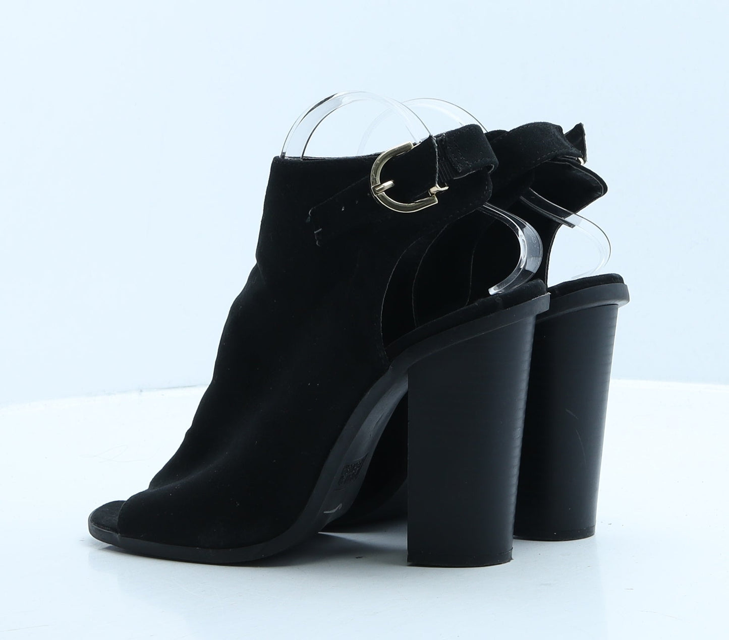 Atmosphere Womens Black Suede Mule Heel UK 7 40