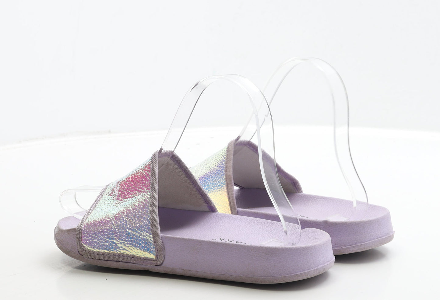 Primark Girls Purple Polyester Slider Sandal UK 2 35