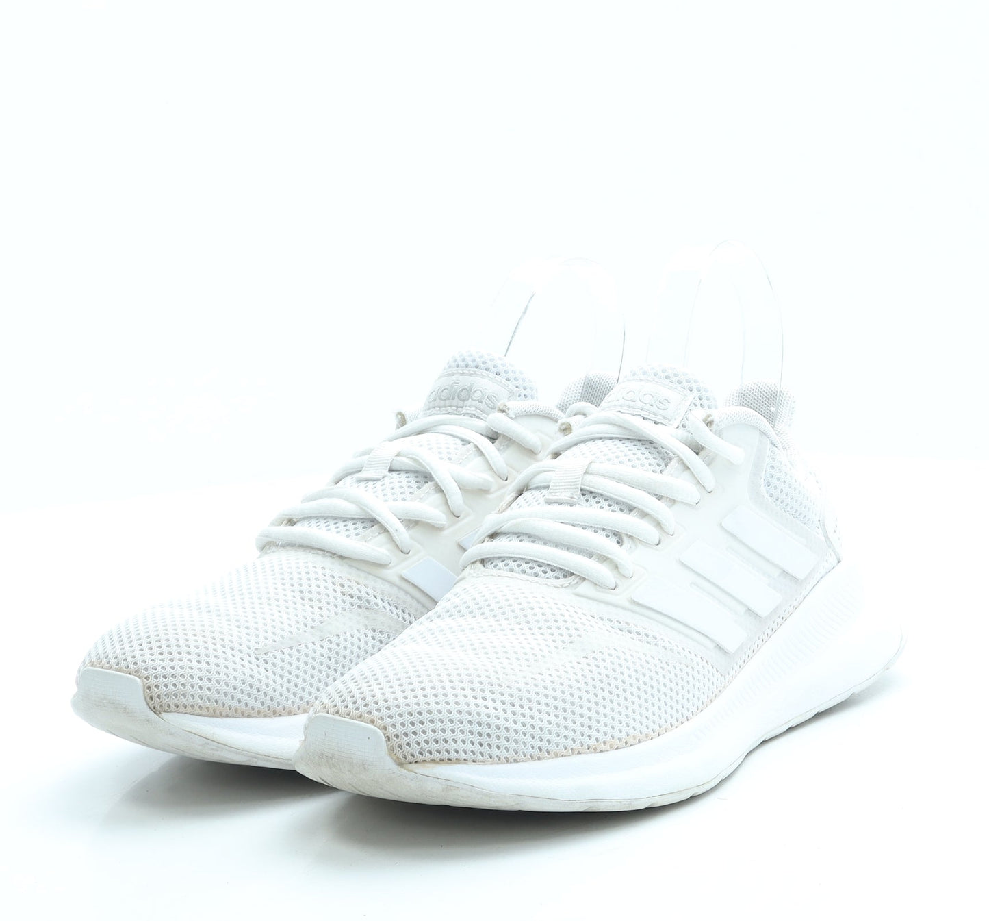 adidas Womens White Polyester Trainer UK 4 36.5
