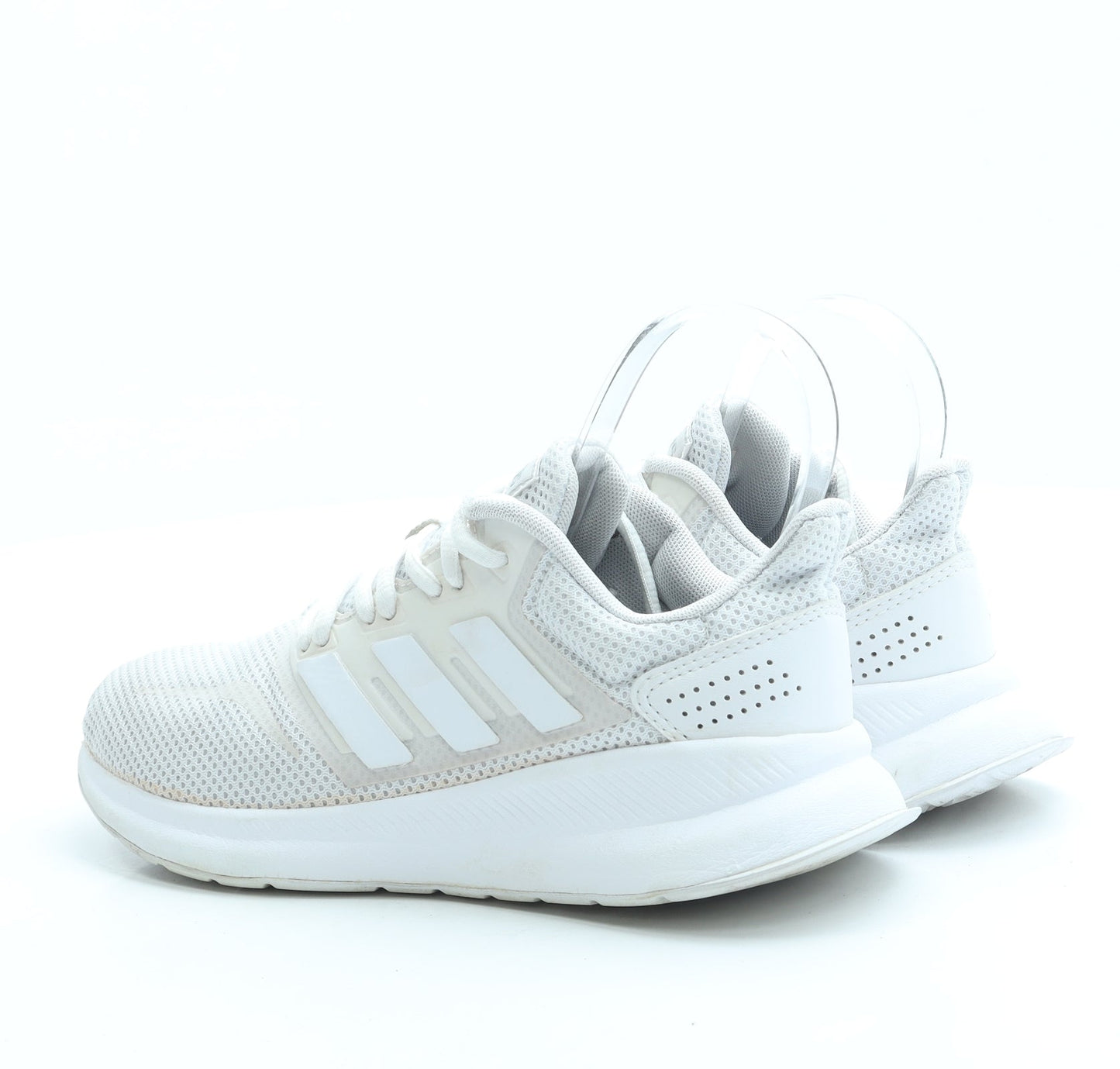 adidas Womens White Polyester Trainer UK 4 36.5