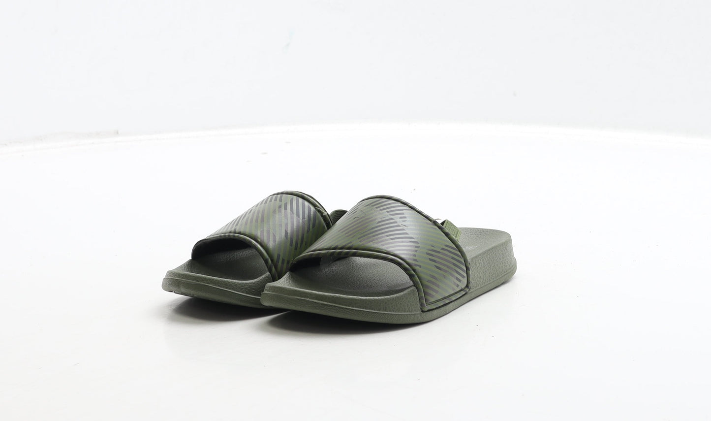 Primark Boys Green Camouflage Rubber Slider Sandal UK 7 24