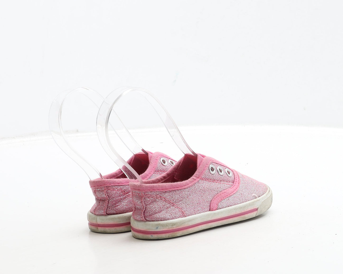 George Girls Pink Polyester Trainer UK 6 23