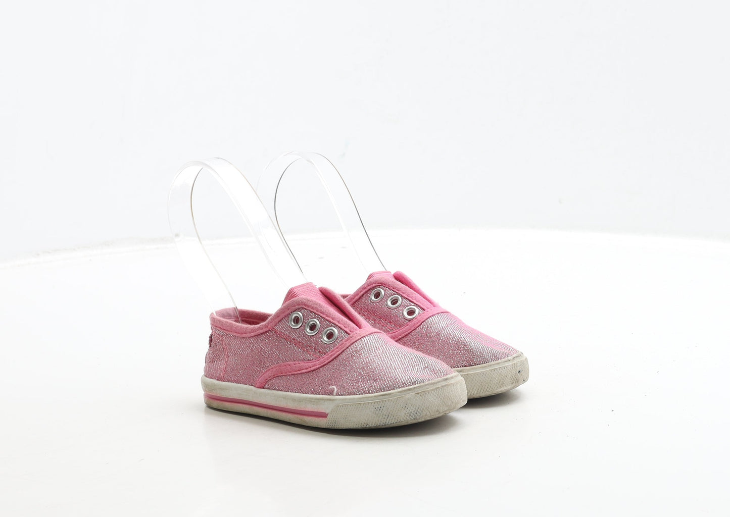 George Girls Pink Polyester Trainer UK 6 23