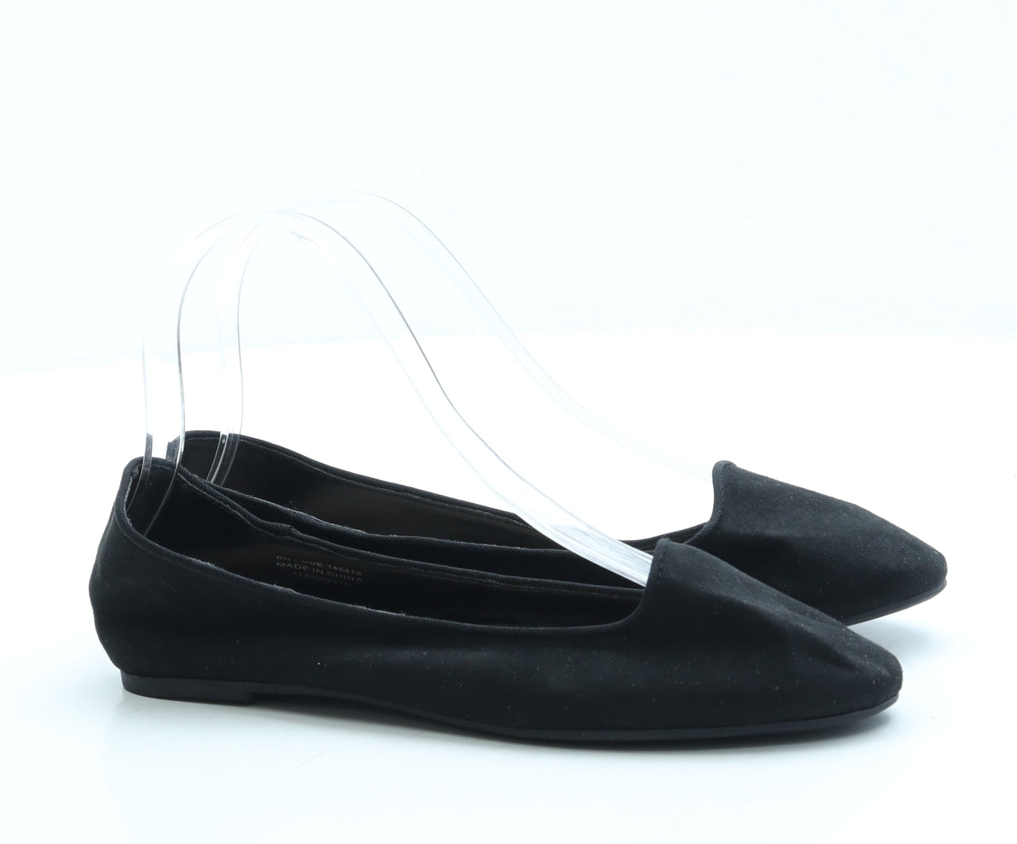 Primark Womens Black Suede Flat UK 3 36 US 5