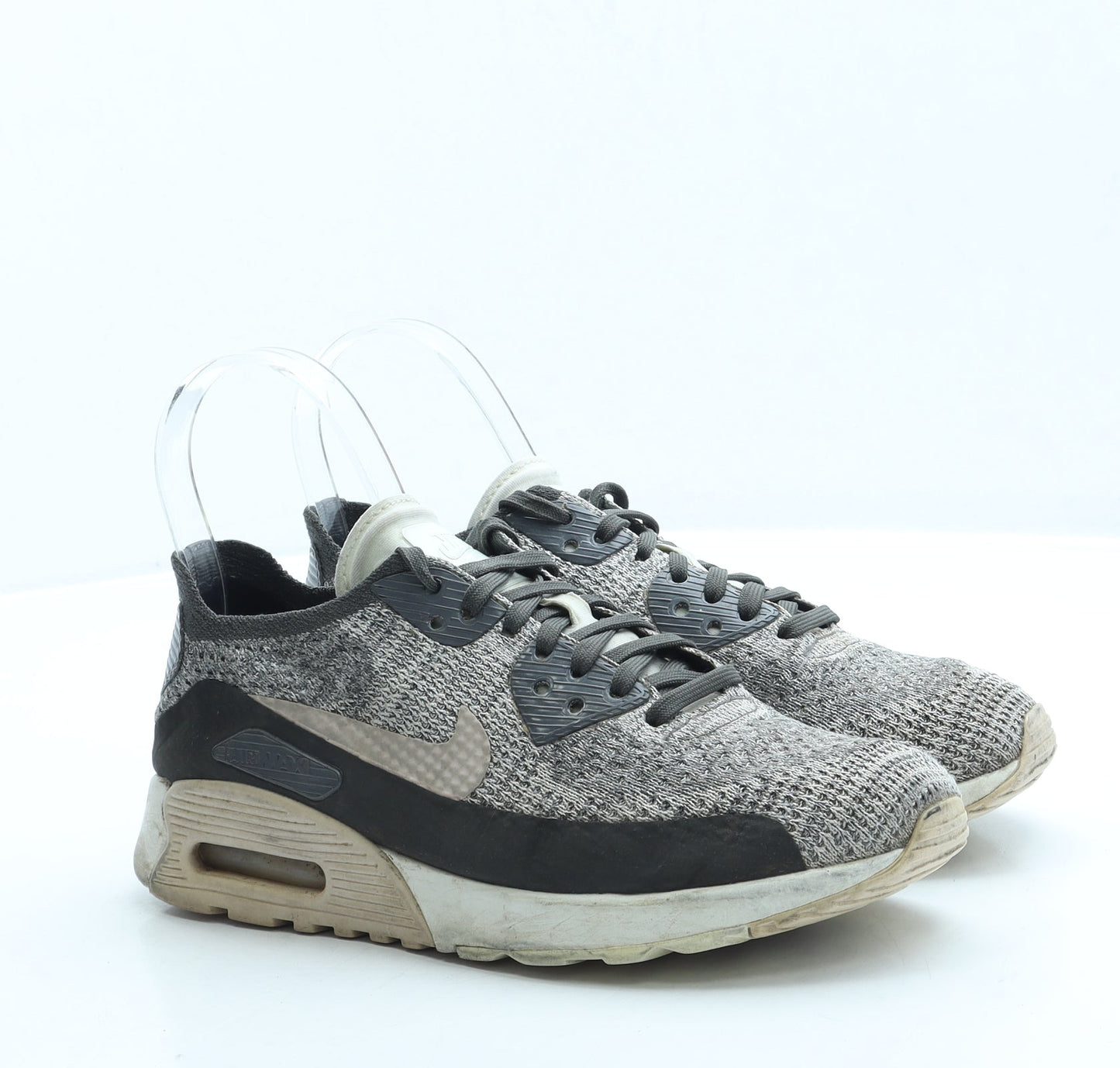 Nike Womens Grey Polyester Trainer UK 4 37.5