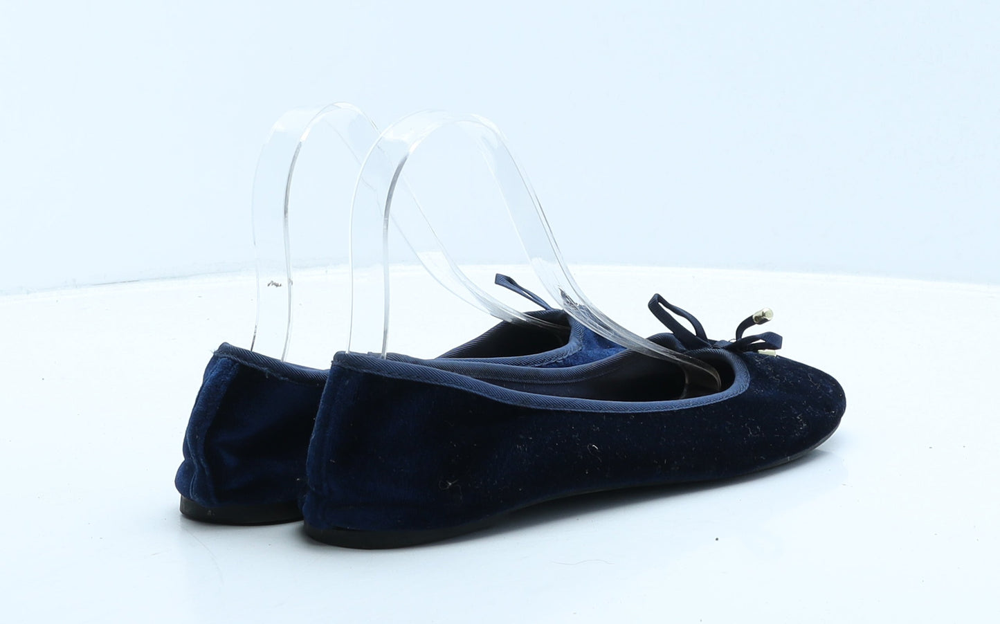 George Womens Blue Synthetic Ballet Flat UK 5 38
