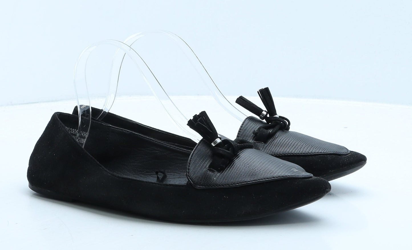 Primark Womens Black Suede Ballet Flat UK 7 40