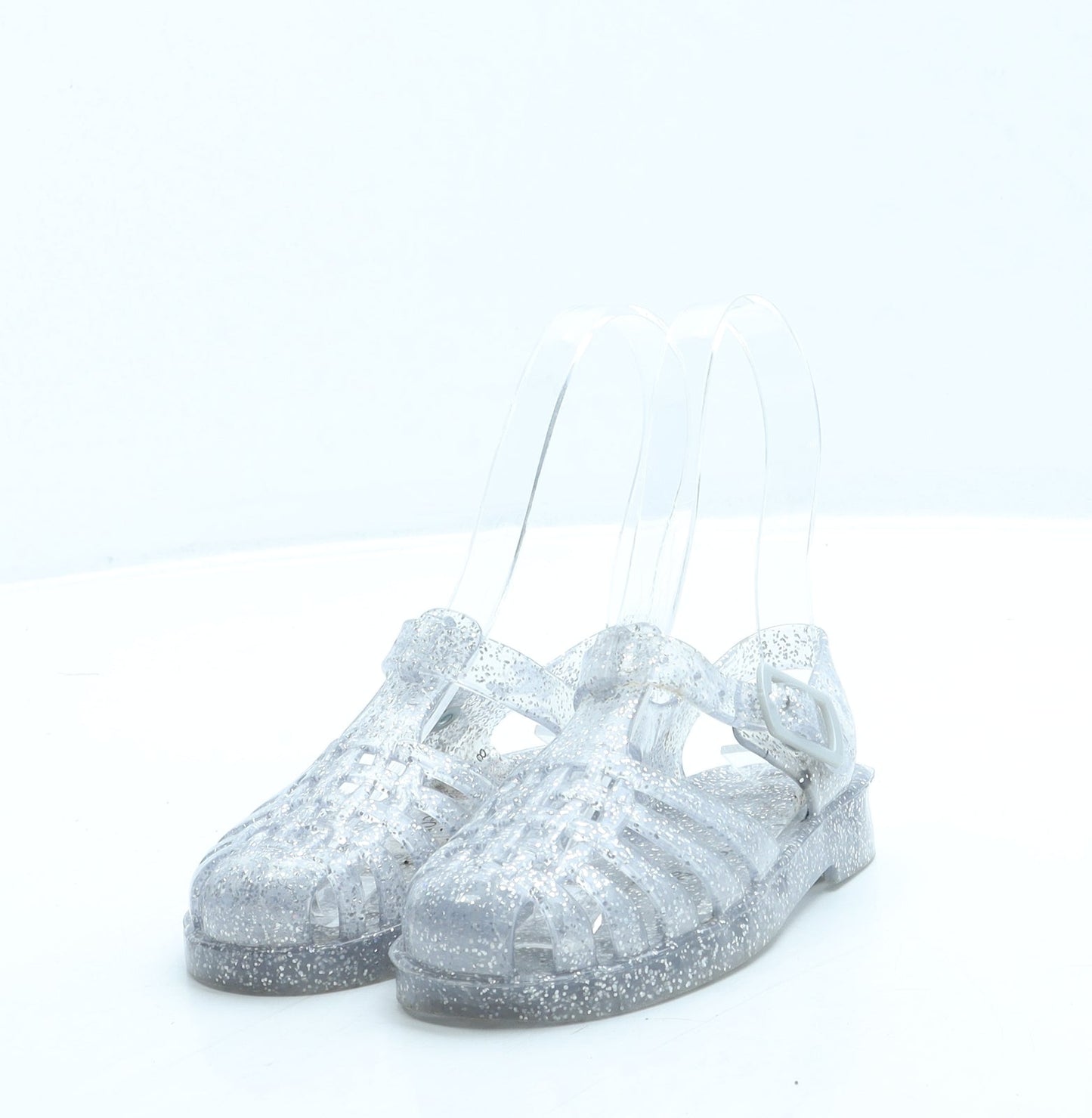 George Girls Clear Rubber Fisherman Sandal UK 8 26