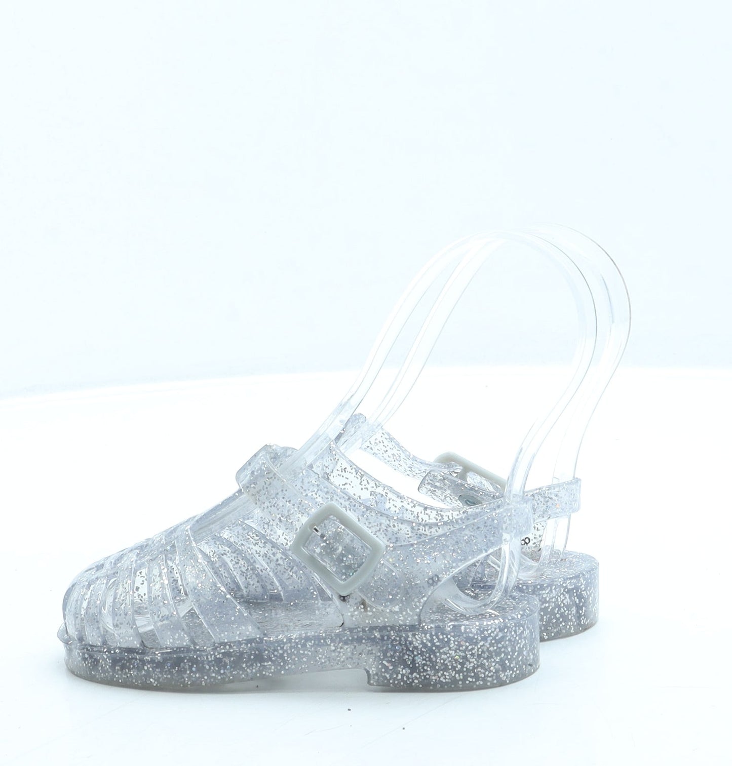 George Girls Clear Rubber Fisherman Sandal UK 8 26