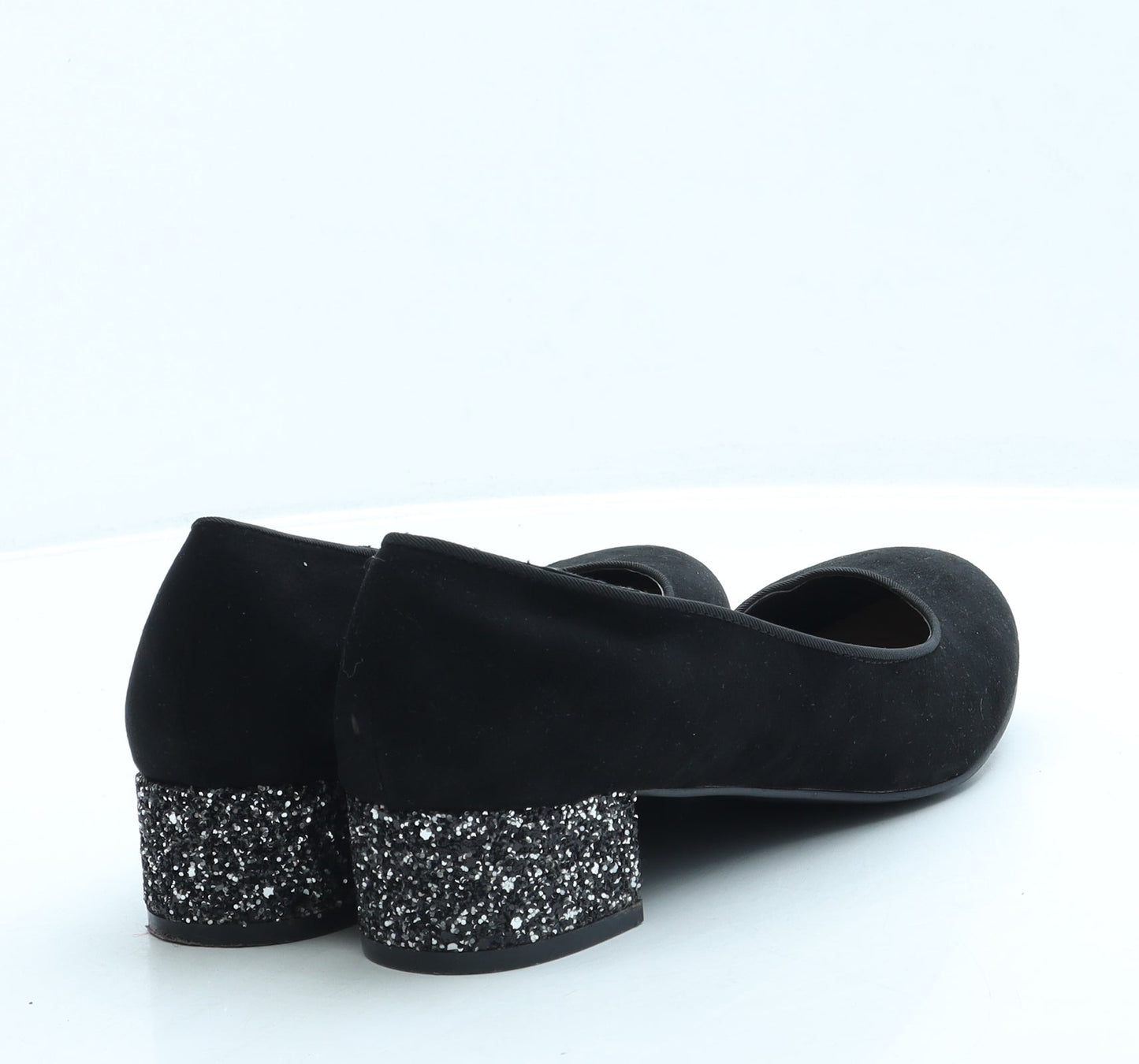 George Womens Black Suede Court Heel UK 7 41