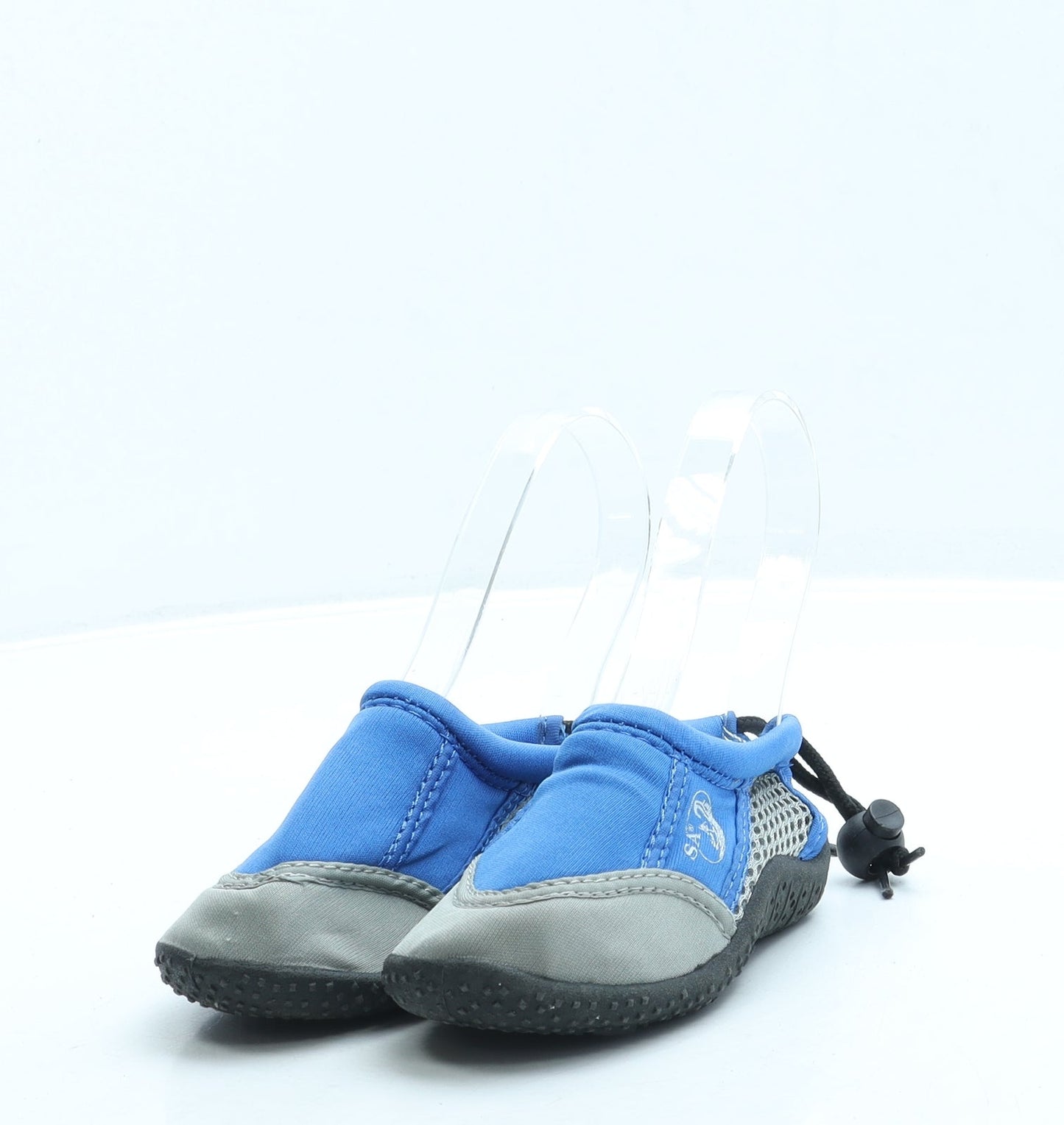 Preworn Boys Blue Polyester Slip On Sandal UK 5 - Aqua Shoe
