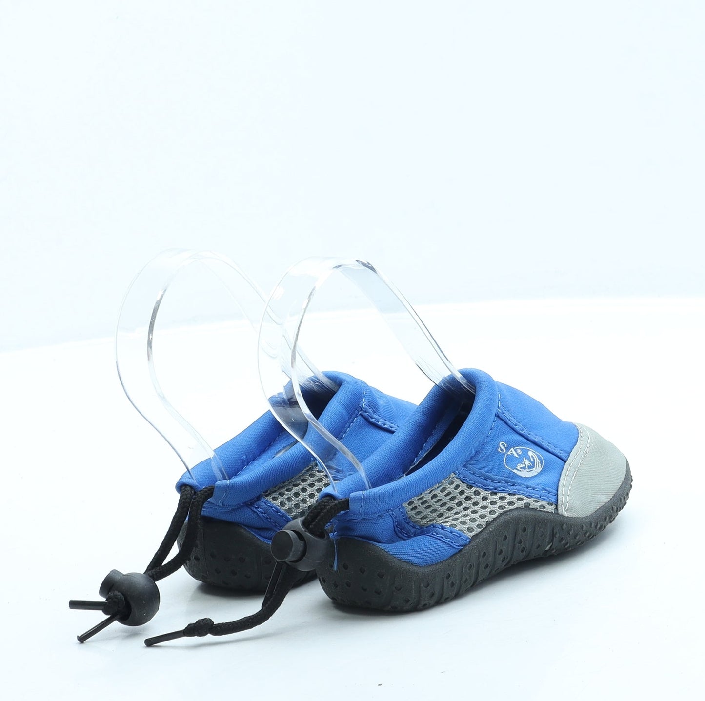 Preworn Boys Blue Polyester Slip On Sandal UK 5 - Aqua Shoe