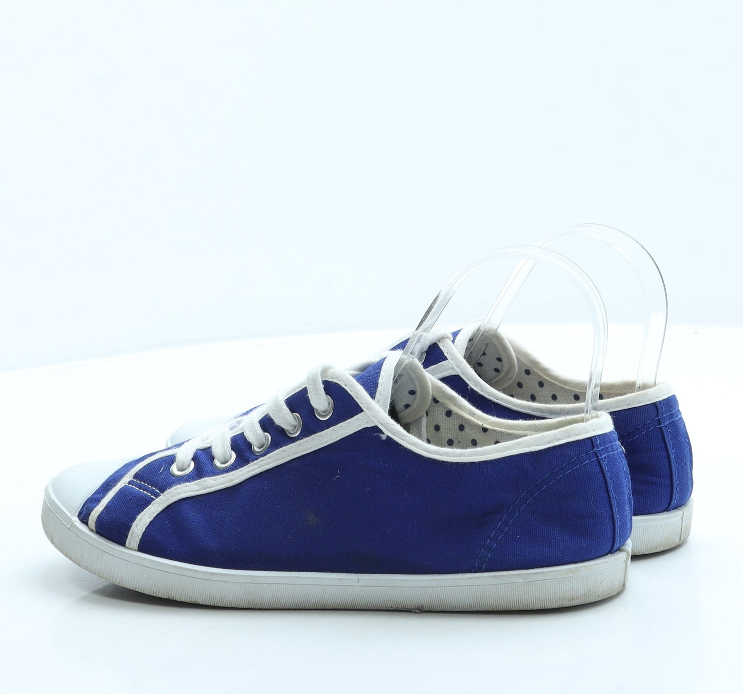 George Womens Blue Fabric Trainer UK 6 39