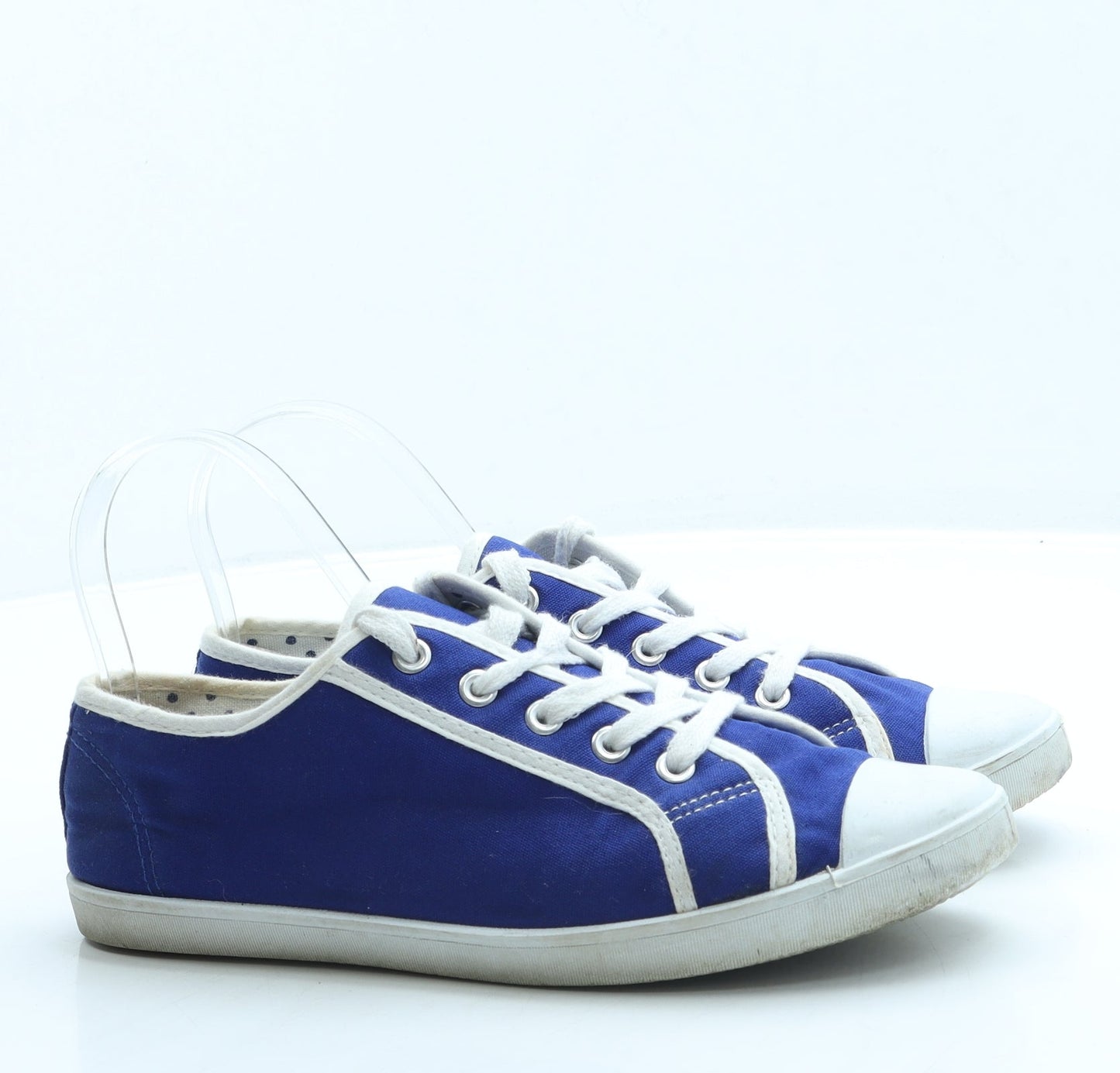 George Womens Blue Fabric Trainer UK 6 39