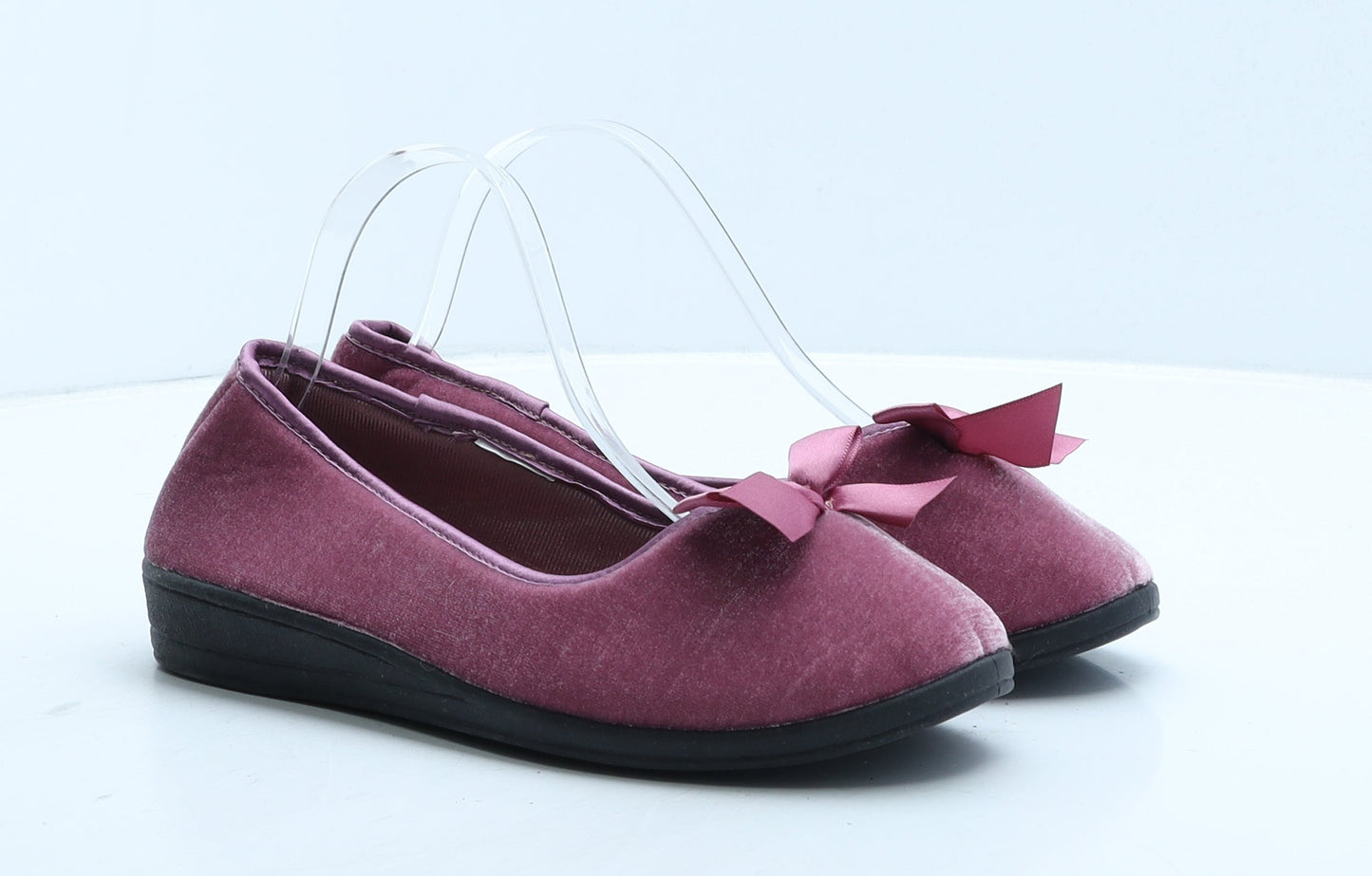 Preworn Womens Pink Suede Loafer Slipper UK - House Slippers