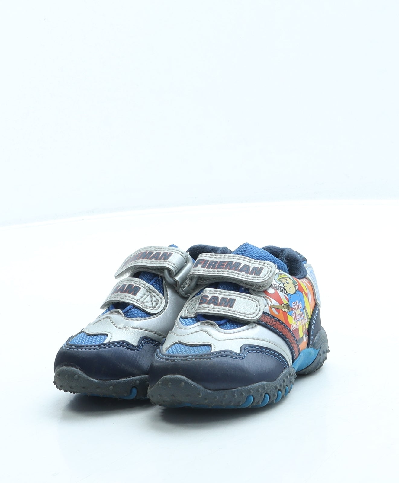 Preworn Boys Blue Polyester Trainer UK 4 - Fireman Sam