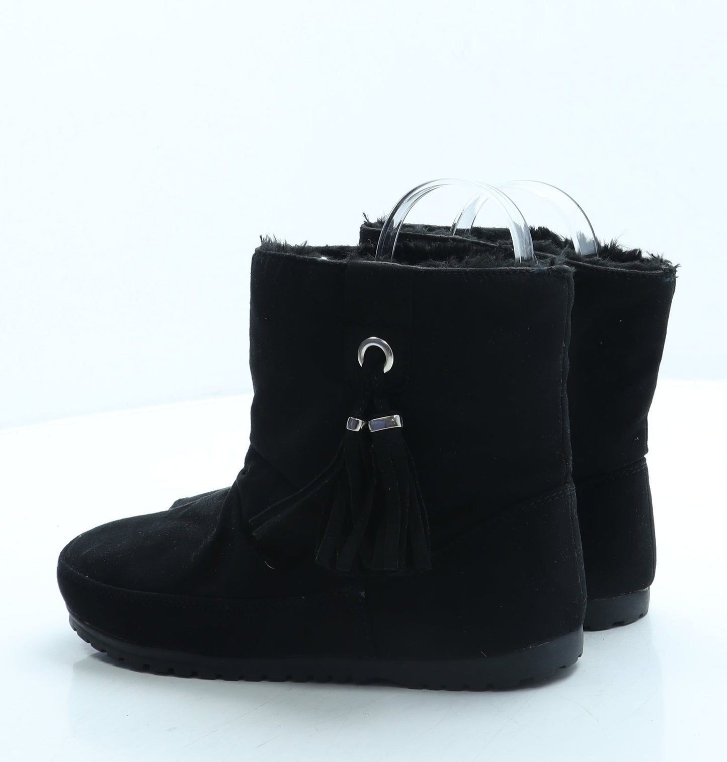 Primark Womens Black Polyester Bootie Boot UK 3 36 US 5