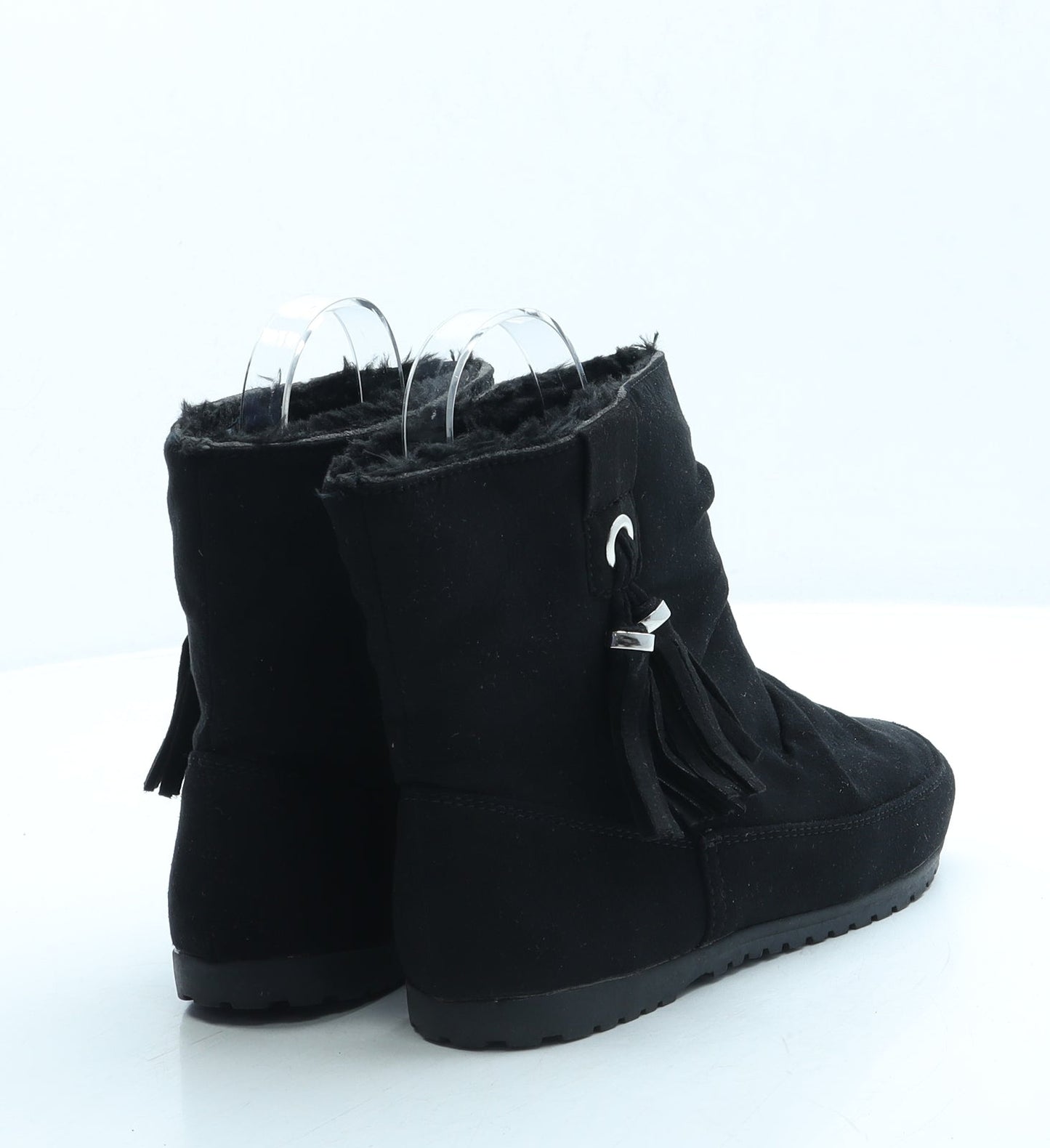 Primark Womens Black Polyester Bootie Boot UK 3 36 US 5