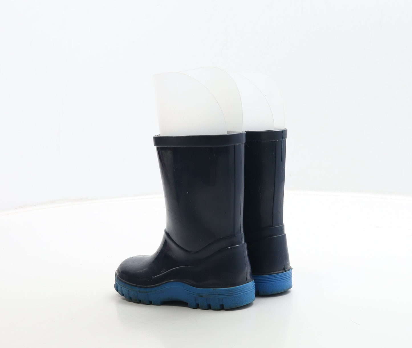 Preworn Boys Blue Rubber Wellies Boot UK 5