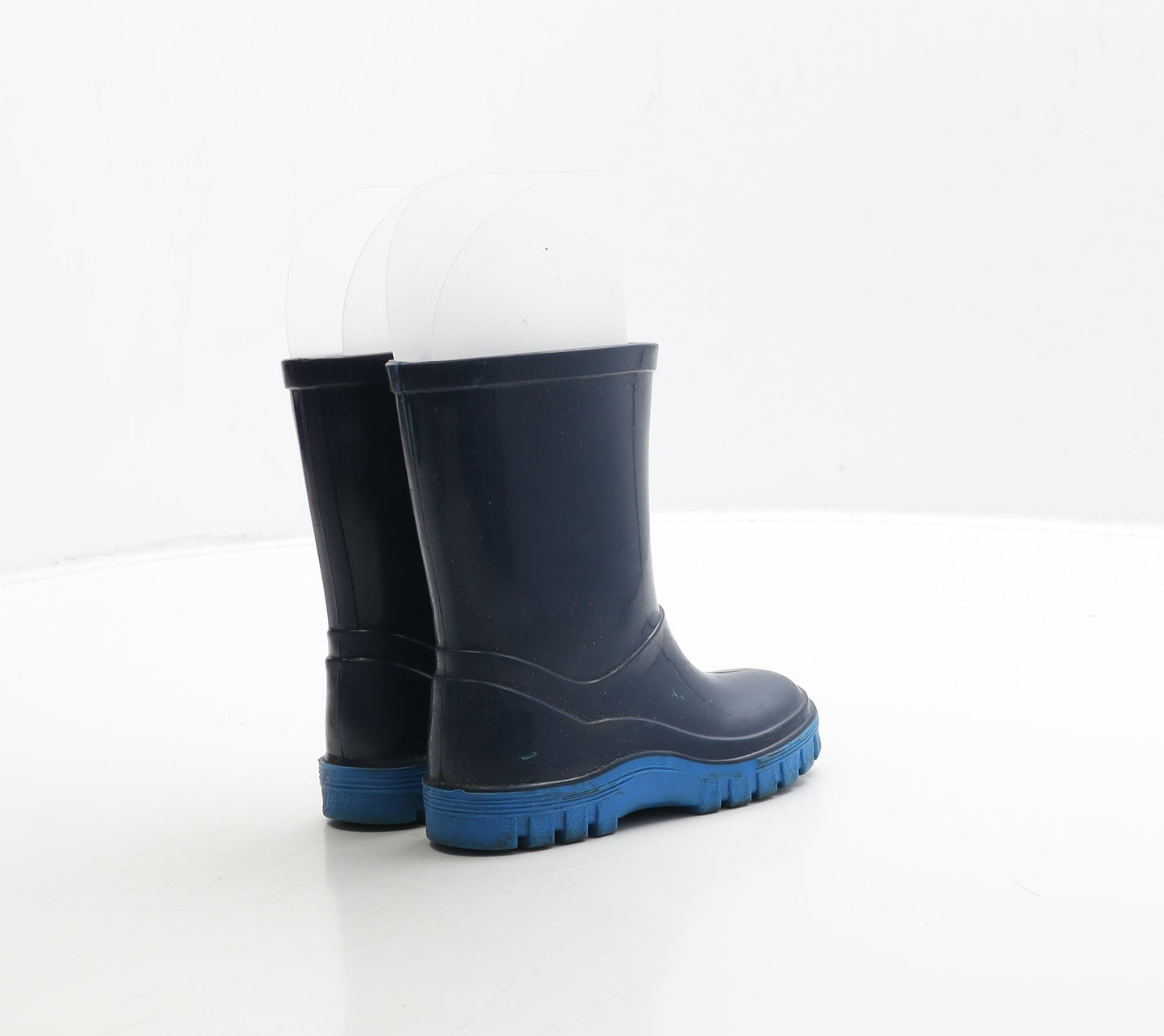 Preworn Boys Blue Rubber Wellies Boot UK 5