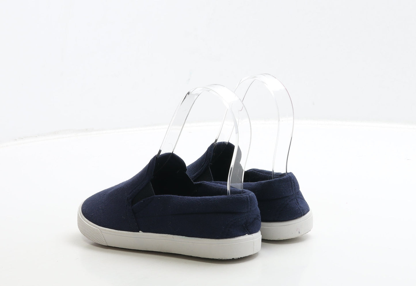 Primark Boys Beige Fabric Slip On Casual UK 11 29