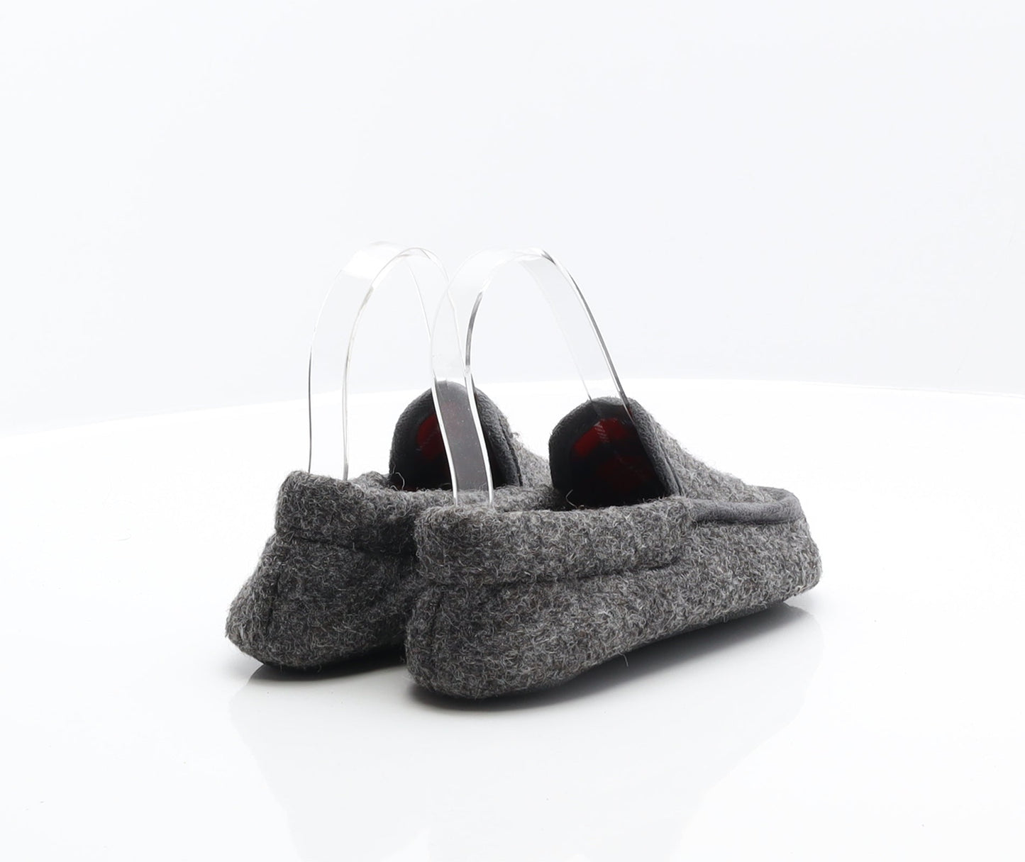 Preworn Boys Grey Synthetic Mule Slipper UK 11