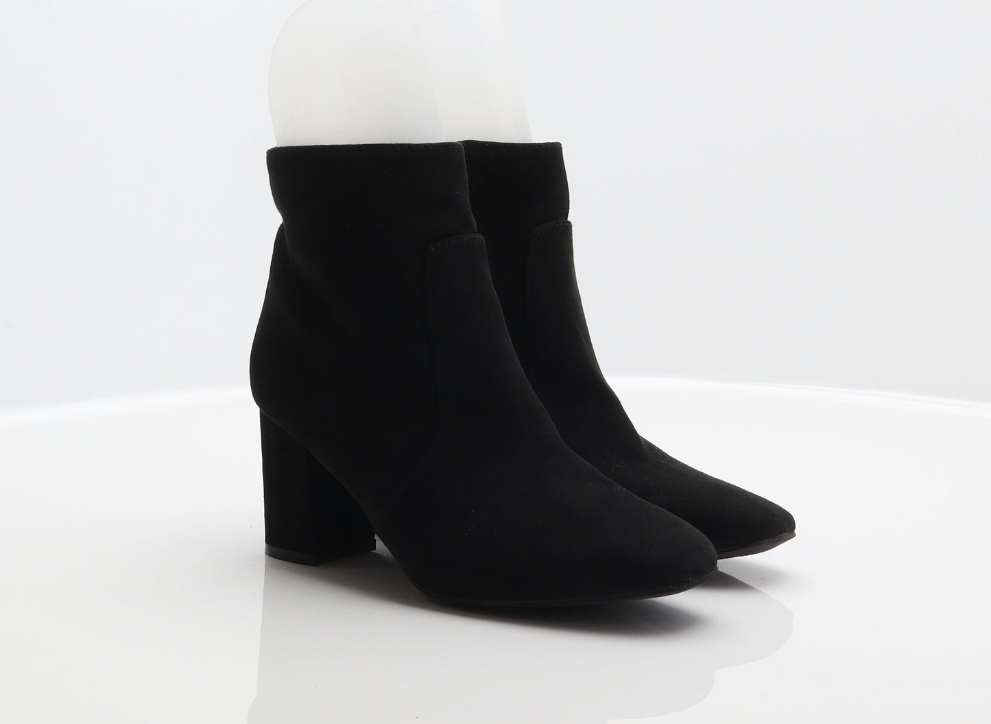 Primark Womens Black Polyester Bootie Boot UK 4 37