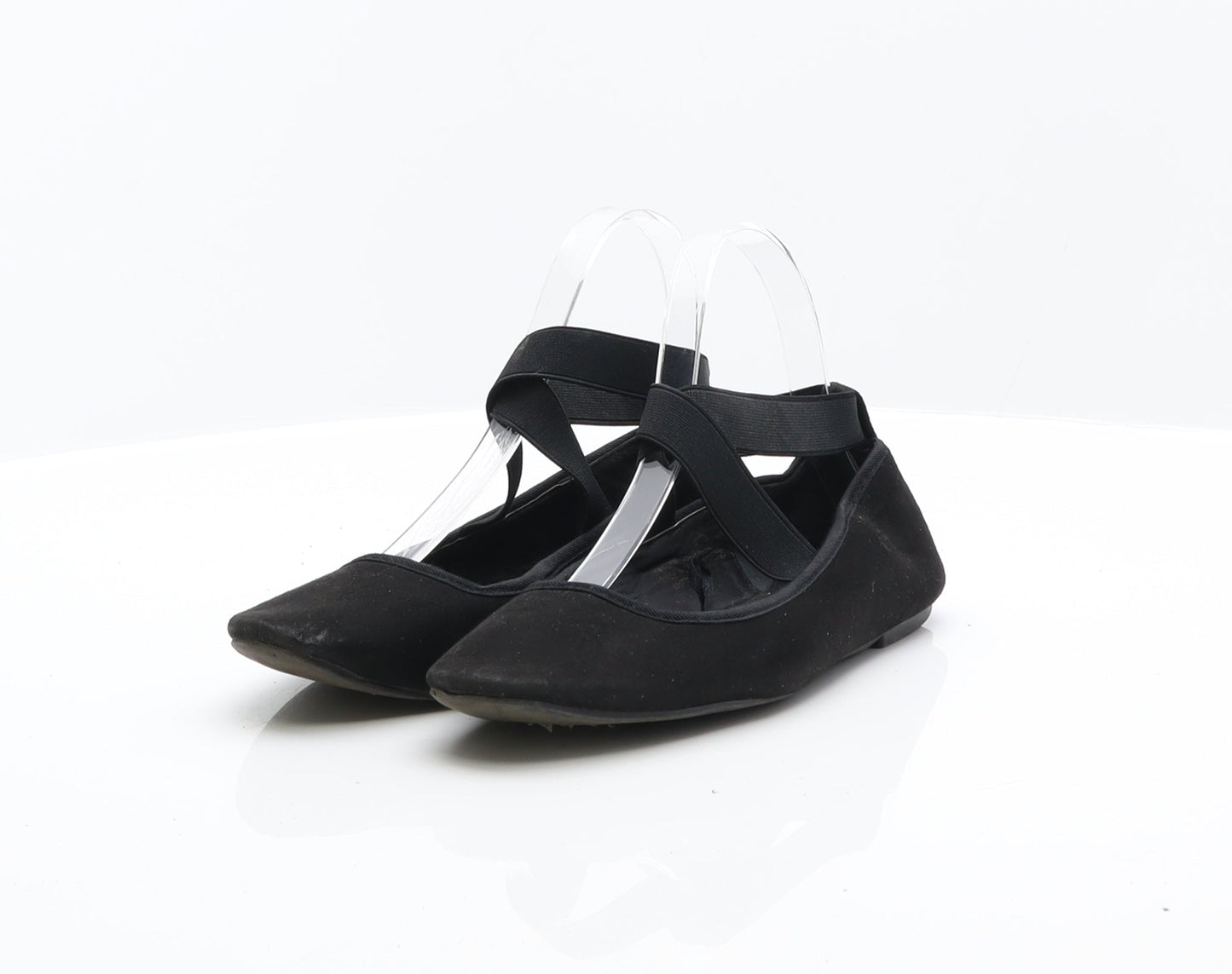 Atmosphere Womens Black Suede Ballet Flat UK 3 36