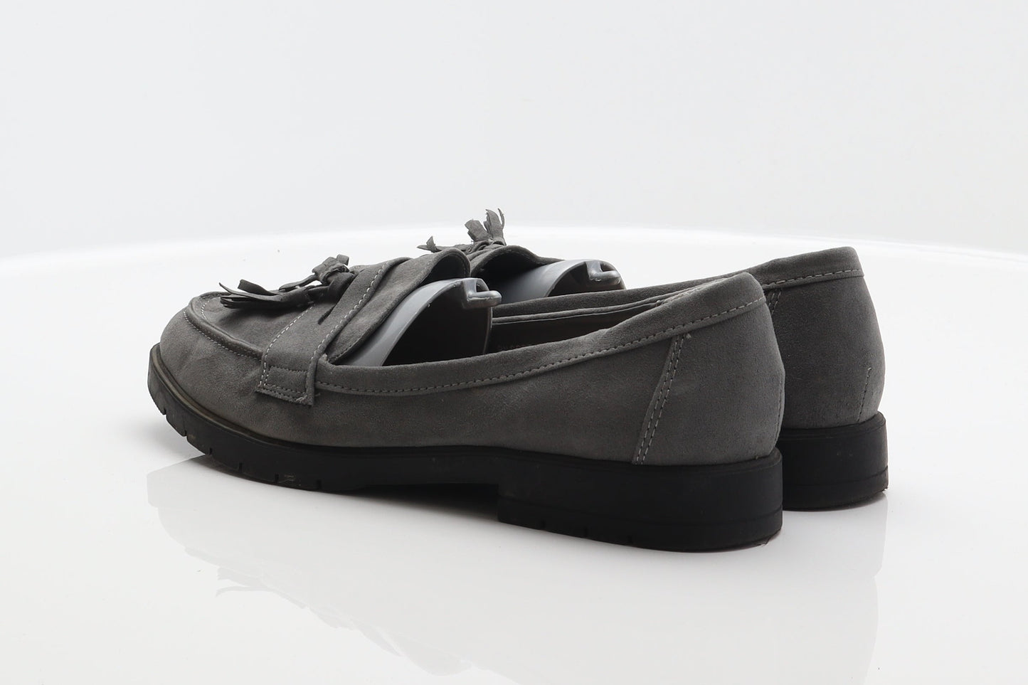 Primark Womens Grey Polyester Loafer Flat UK 7 41