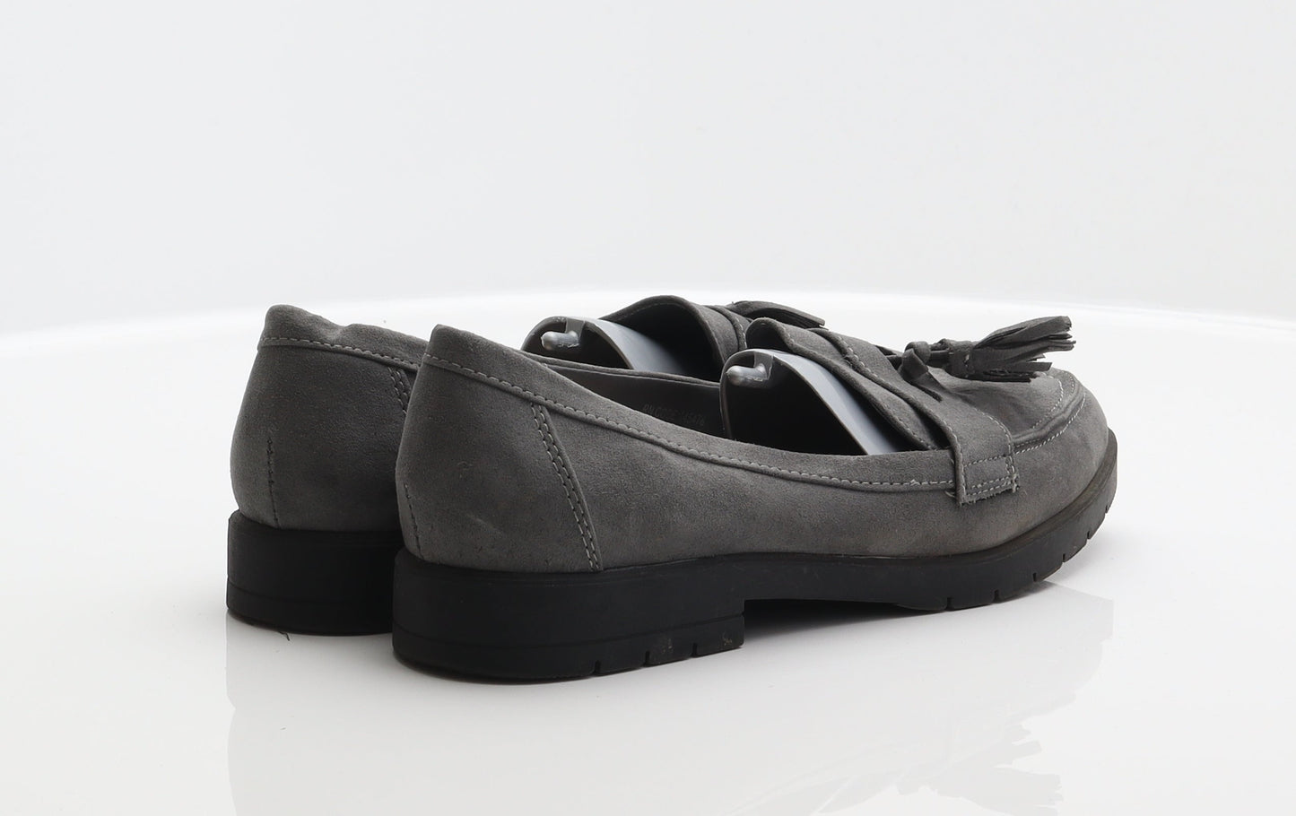 Primark Womens Grey Polyester Loafer Flat UK 7 41