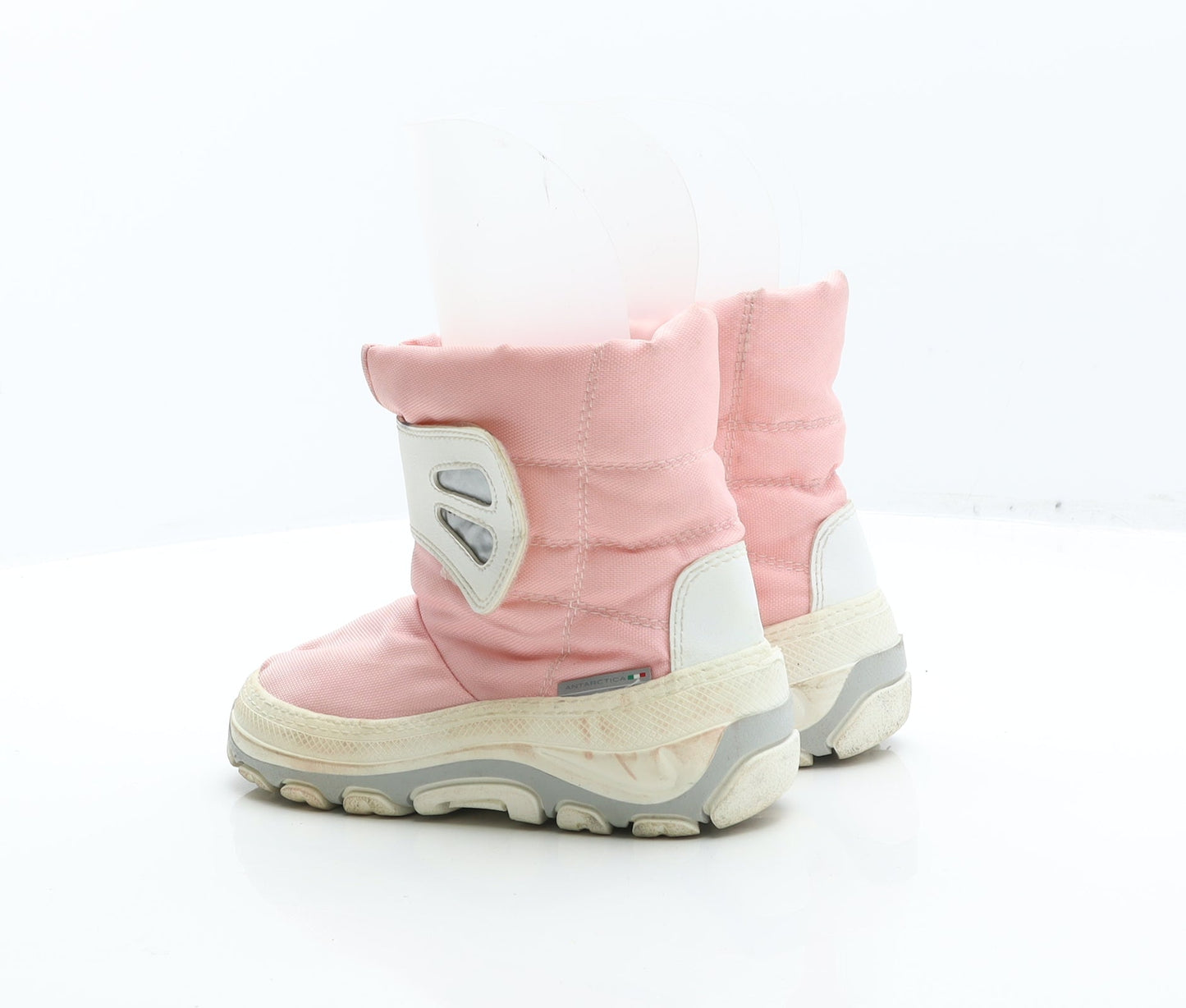 Preworn Girls Pink Synthetic Snow Boot Boot UK 9.5 27