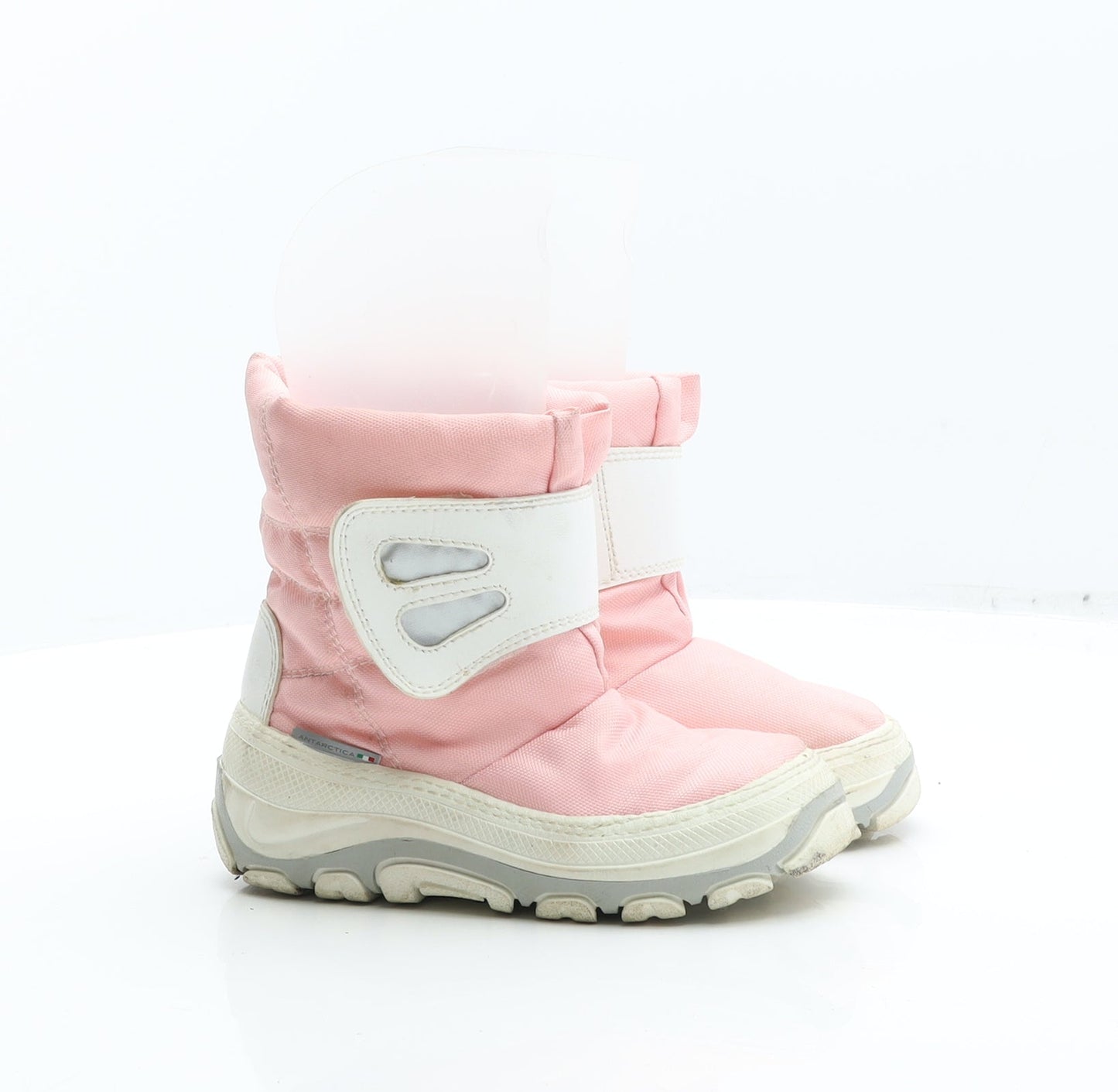 Preworn Girls Pink Synthetic Snow Boot Boot UK 9.5 27