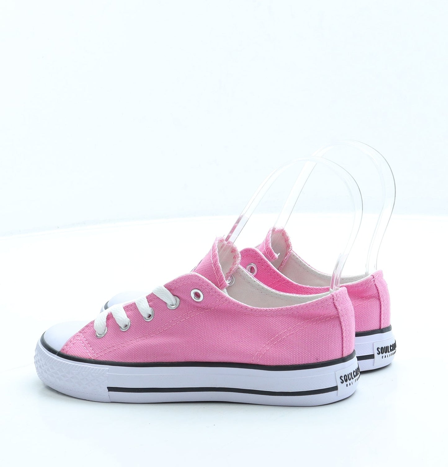 SoulCal&Co Girls Pink Fabric Trainer UK 13 31.5