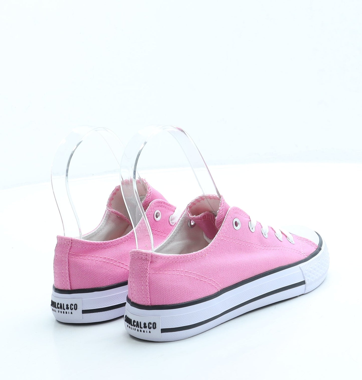 SoulCal&Co Girls Pink Fabric Trainer UK 13 31.5
