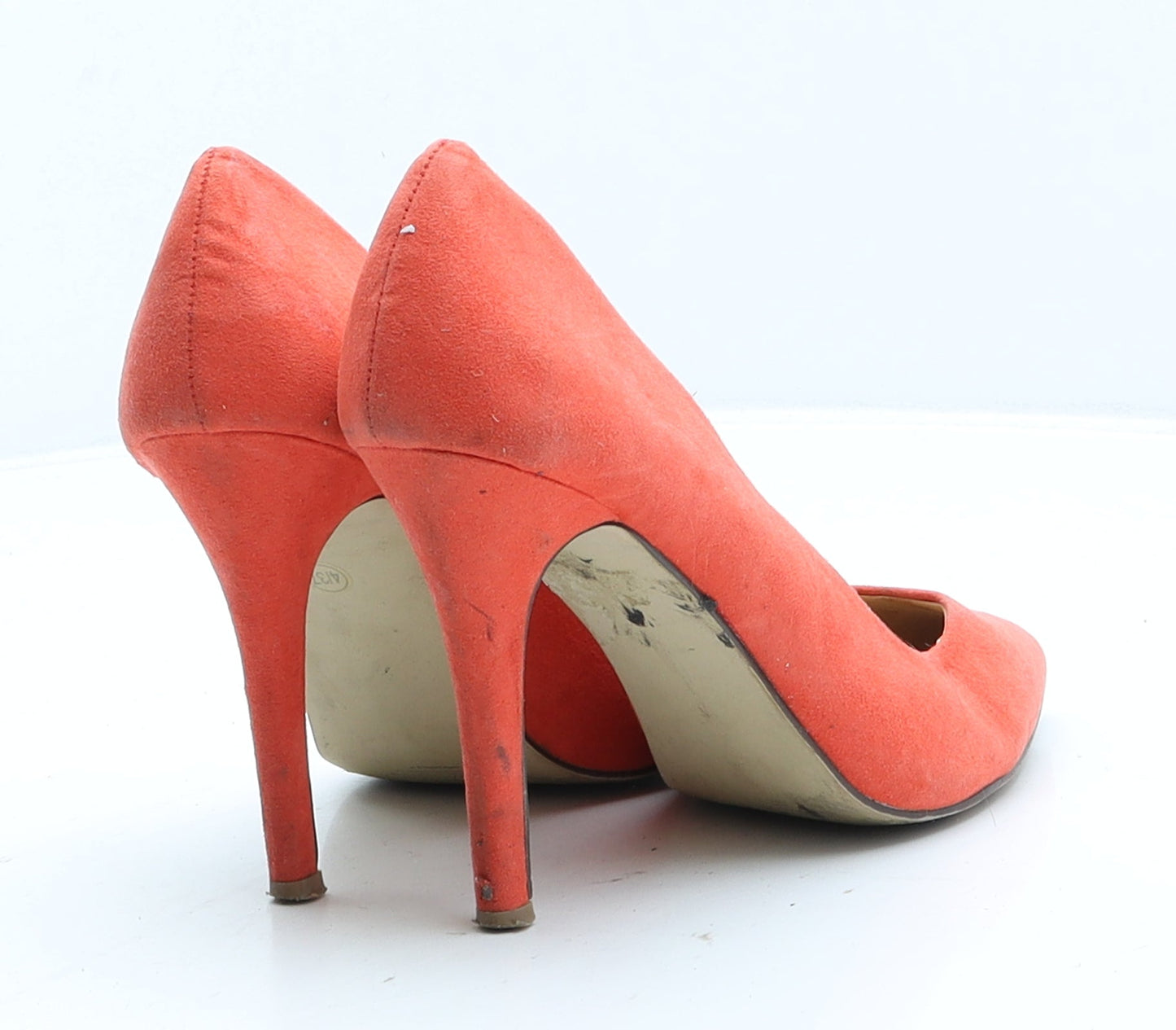 Atmosphere Womens Red Suede Court Heel UK 4 37