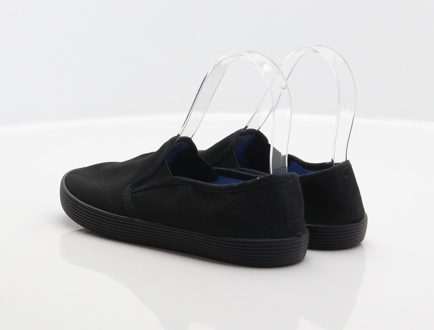 Marks and Spencer Boys Black Fabric Slip On Trainer UK 1 33