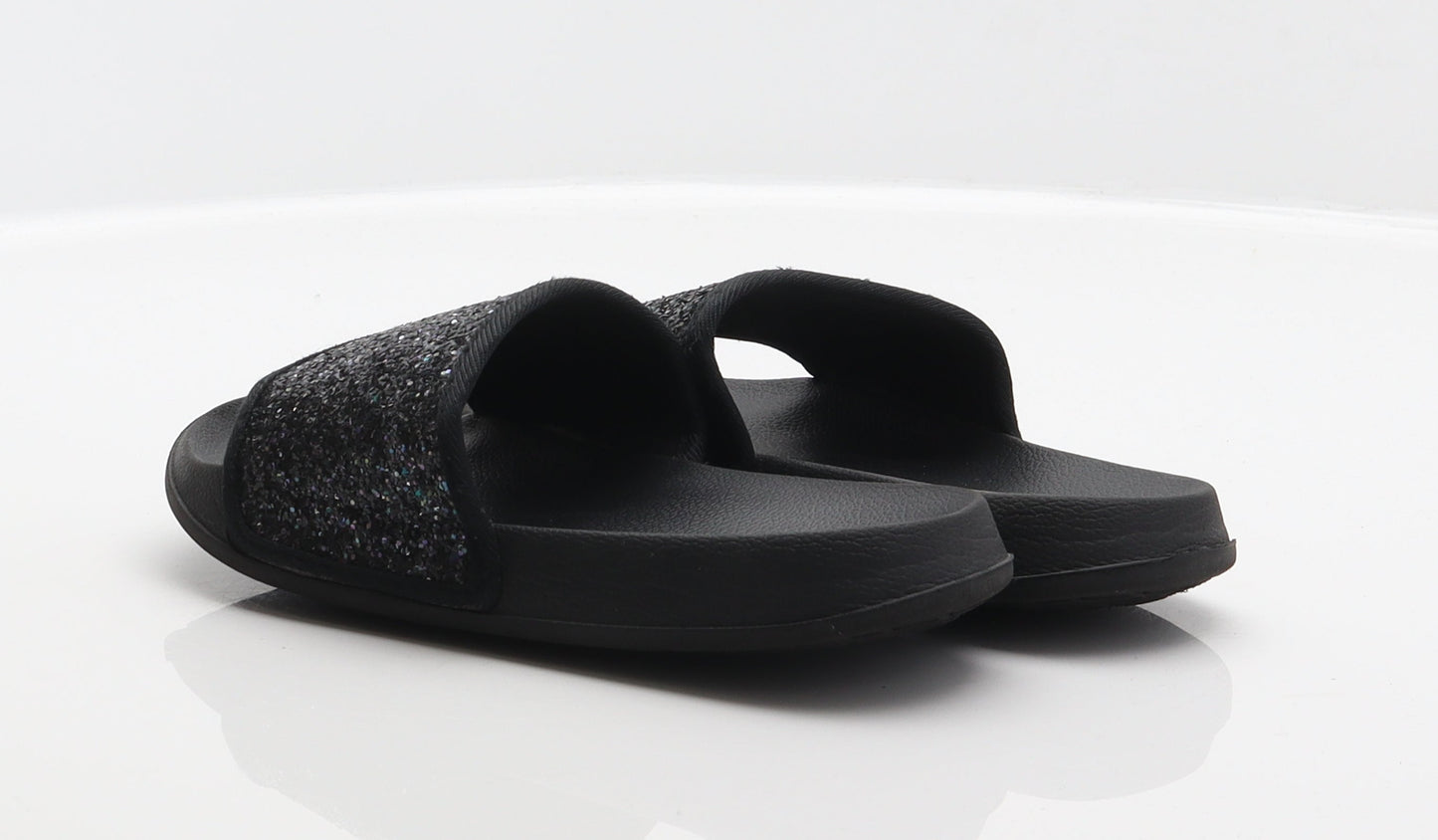 Primark Girls Black Synthetic Slider Sandal UK 1
