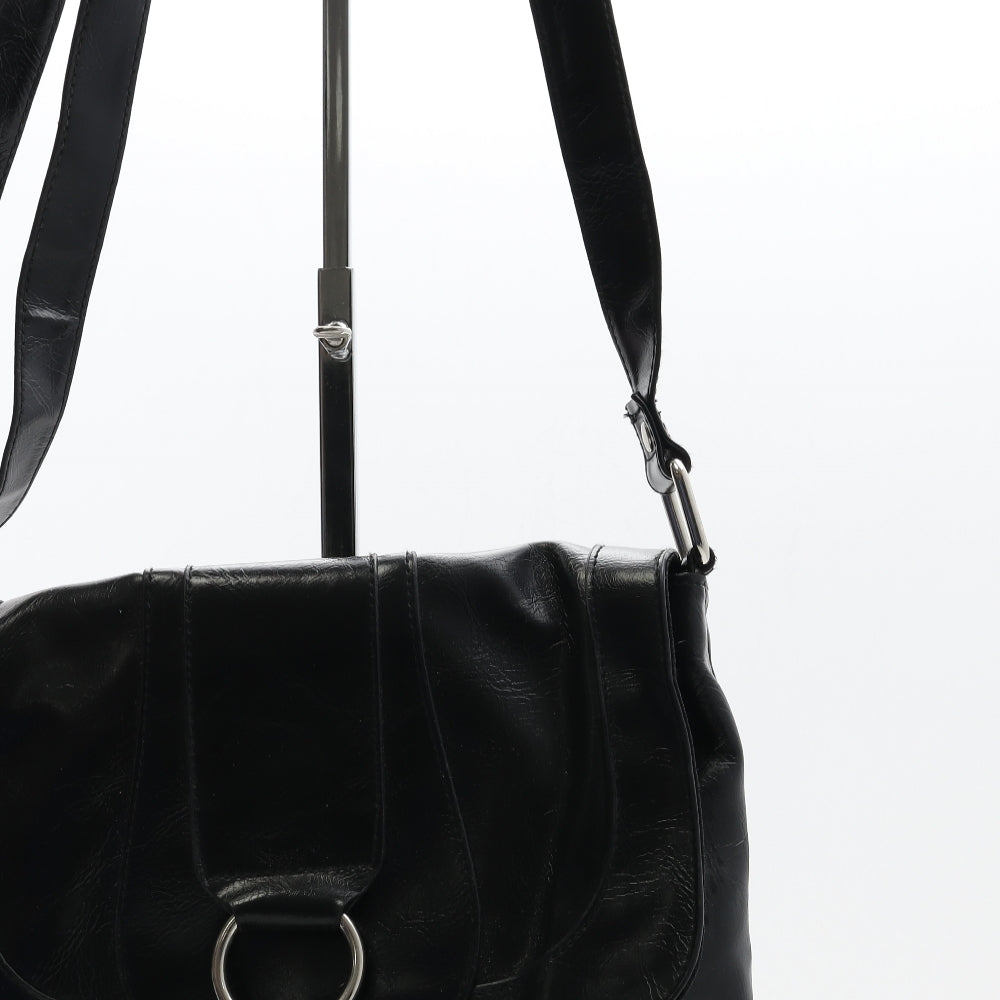 NEXT Womens Black Leather Crossbody Size Medium